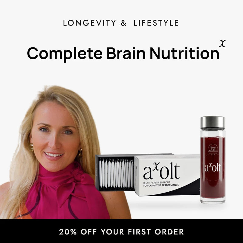 Longevity & Lifestyle — Complete Brain Nutrition: Claudia von Boeselager with Axolt Daily Packs, 20% off your first order